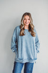 Sarah Dusty Blue Fleece