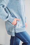 Sarah Dusty Blue Fleece