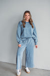 Sarah Dusty Blue Fleece