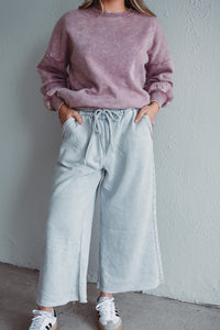 Palazzo Pants Lt Grey