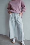 Palazzo Pants Lt Grey