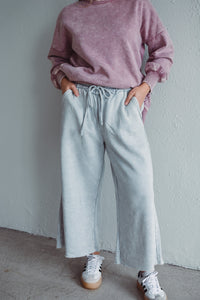 Palazzo Pants Lt Grey