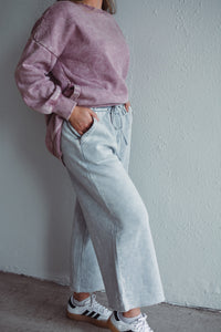 Palazzo Pants Lt Grey