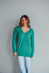Stacy Green V-Neck