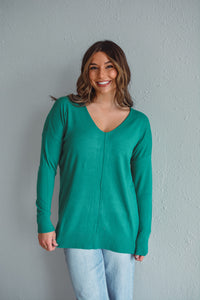 Stacy Green V-Neck