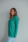 Stacy Green V-Neck