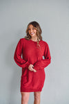 Roxie Red Sweater Dress