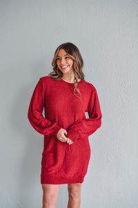 Roxie Red Sweater Dress