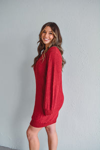 Roxie Red Sweater Dress