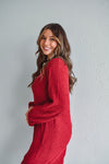 Roxie Red Sweater Dress