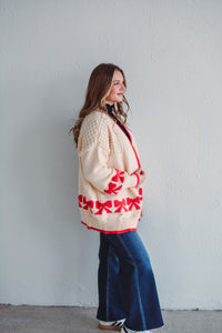 Nellie Bow Cardigan