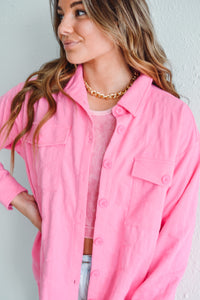 Quilted In Pink Top