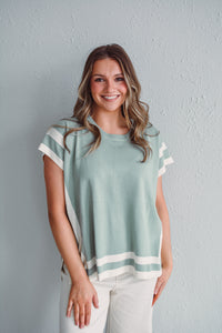 Seina Sage Top