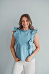 Bluebell Ruffled Top
