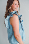 Bluebell Ruffled Top
