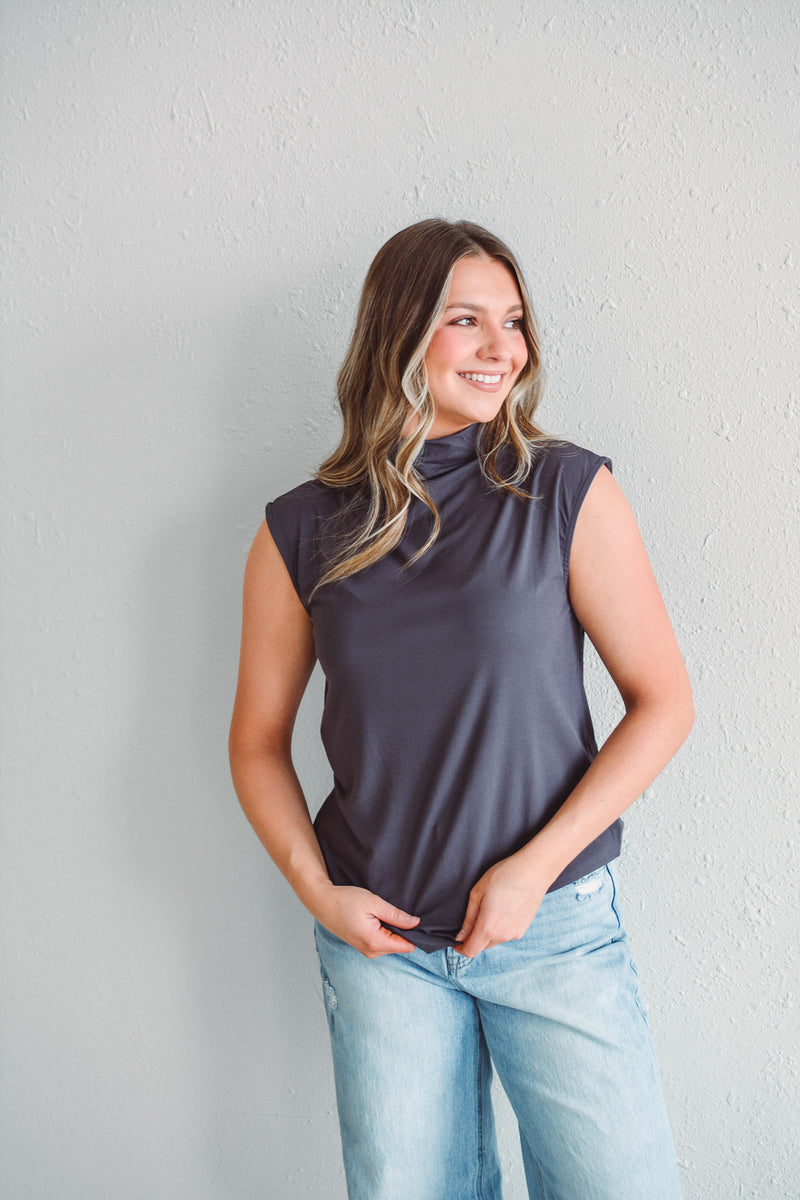 Ash High Neck Basic