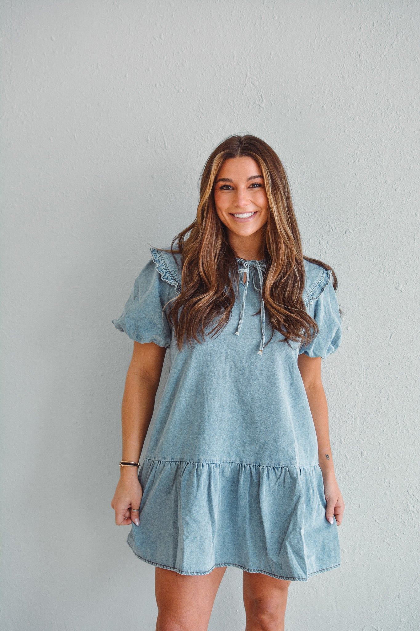 Denim Charm Dress M