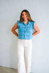 Denim Charm Vest