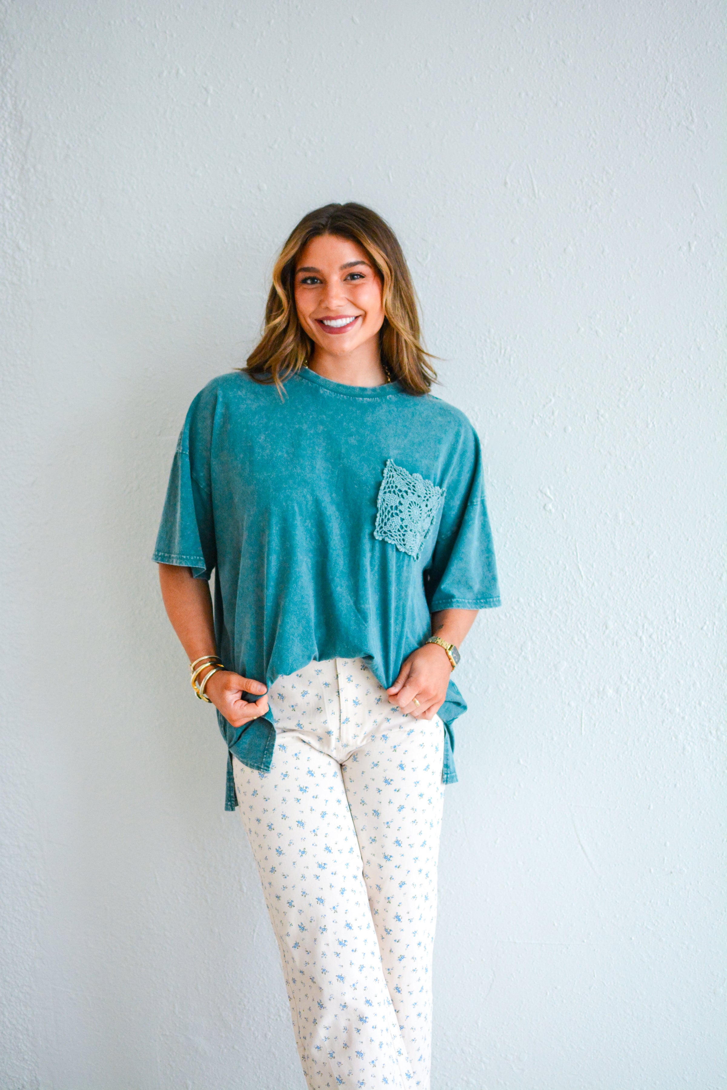 Teal Lola Tee