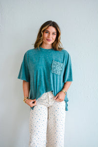 Teal Lola Tee