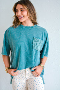 Teal Lola Tee