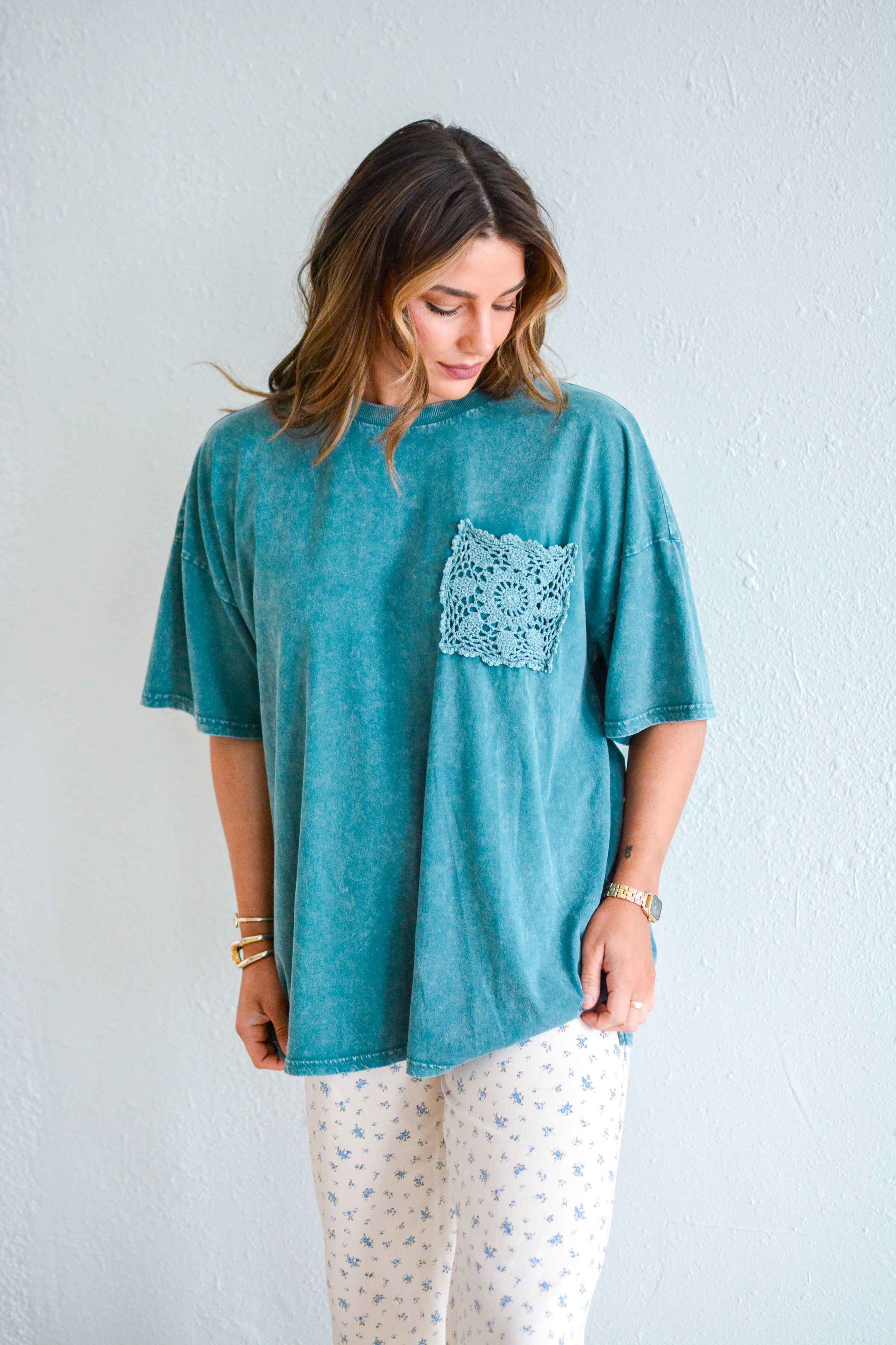 Teal Lola Tee