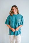Teal Lola Tee