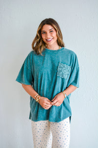 Teal Lola Tee