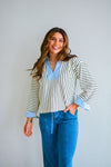 Chic Contrast Top