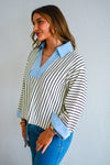 Chic Contrast Top