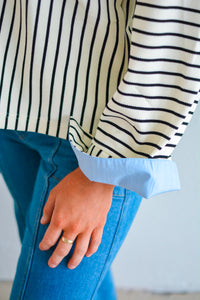 Chic Contrast Top