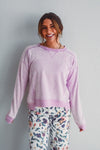 Lilac Terry Top