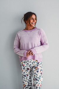 Lilac Terry Top
