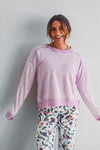 Lilac Terry Top