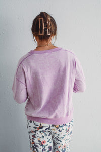Lilac Terry Top