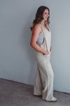 Taupe Lounge Jumpsuit