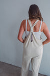 Taupe Lounge Jumpsuit