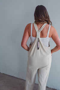 Taupe Lounge Jumpsuit