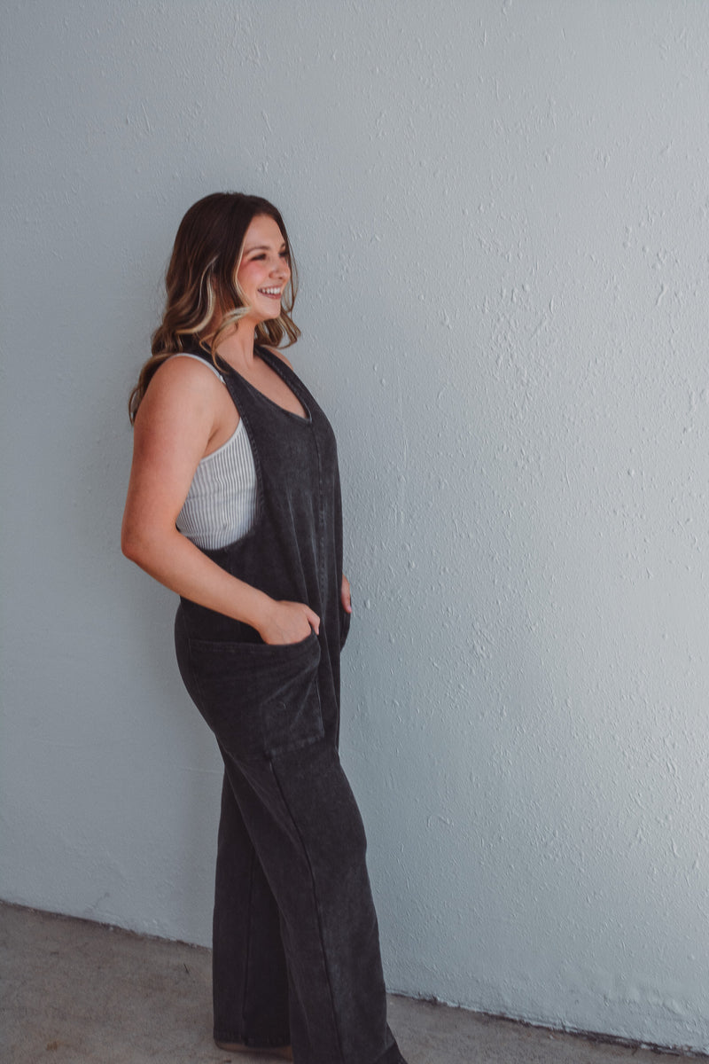Black Lounge Jumpsuit