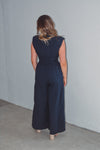 Nikki Navy Jumpsuit