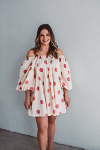 Anastasia Polka Dot Dress