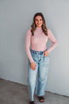 Ruffle Hem Long Sleeve