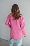 Pink Snap Shacket