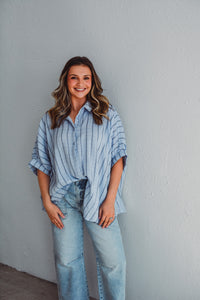 Tucker Blue Blouse