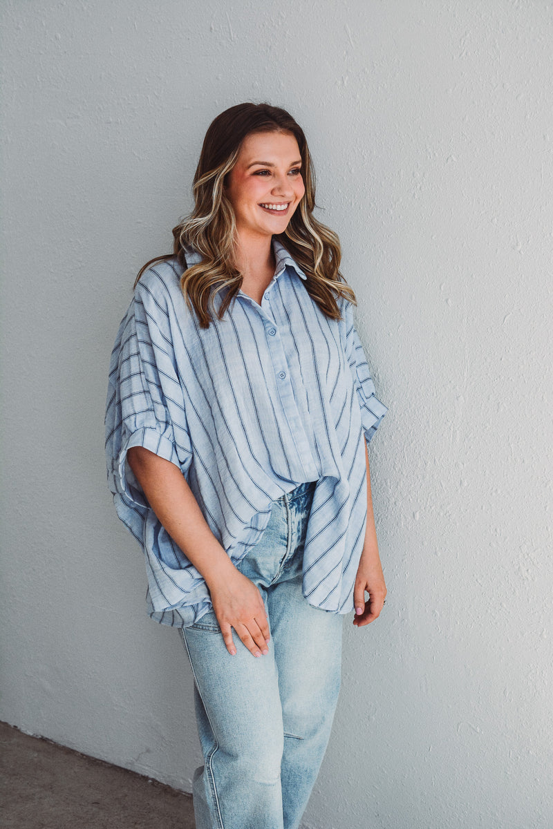 Tucker Blue Blouse