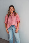 Tucker Pink Blouse