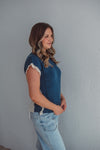 Daphne Navy Top
