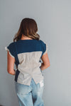 Daphne Navy Top