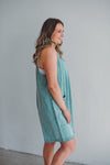 Mavin Mineral Teal Romper