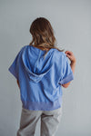 Periwinkle Hooded Pullover